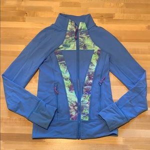 IVIVVA by Lululemon size 6 girls blue zip jacket